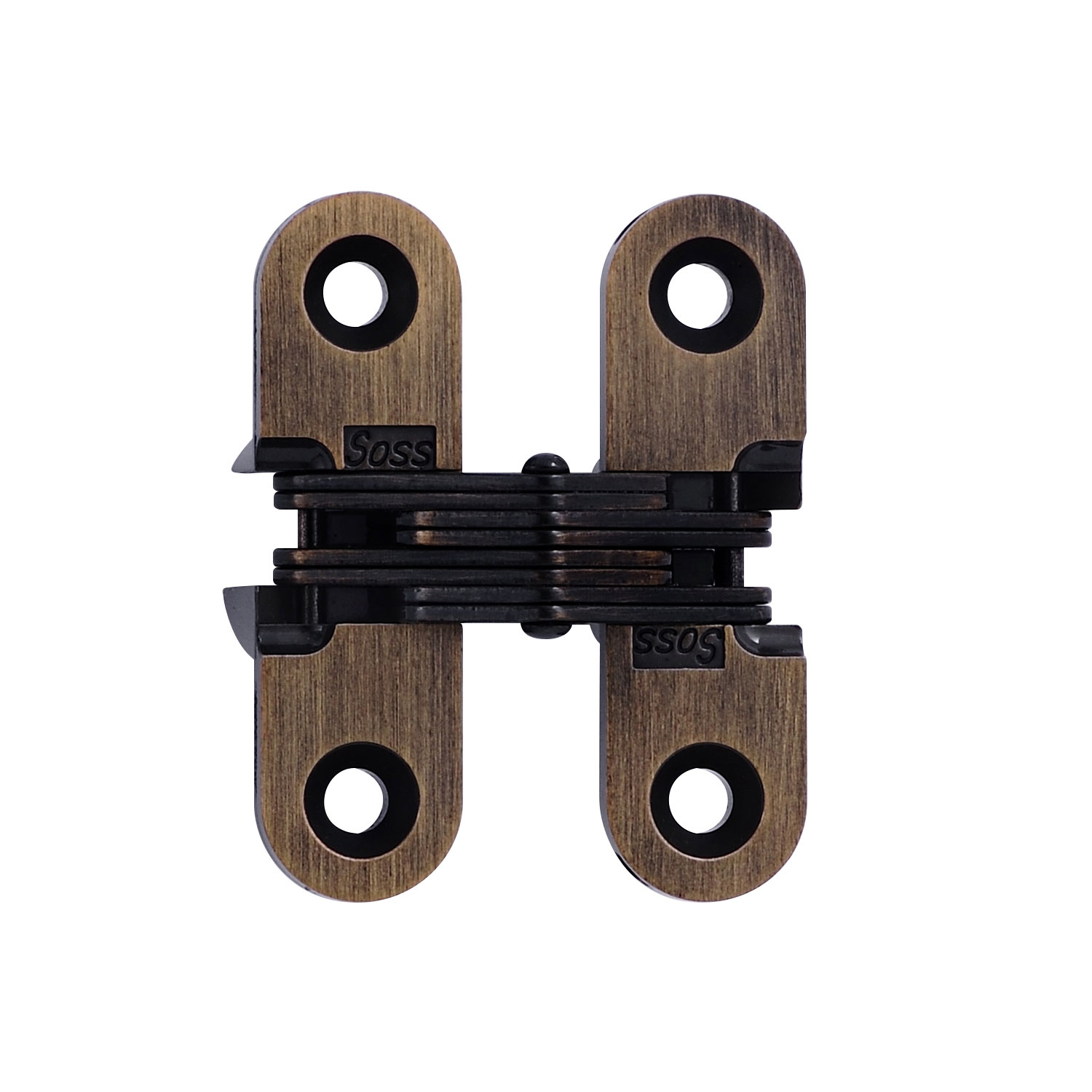 Can soss 203 hinges fit 10"x 40" bifold door panels?