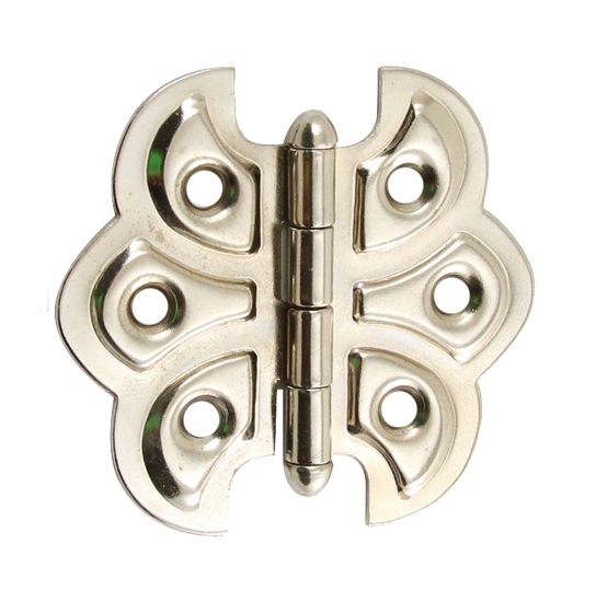 B & M Hardware Flush Mount Non-Self Closing Cabinet Hinge - PAIR (Polished Nickel) Questions & Answers
