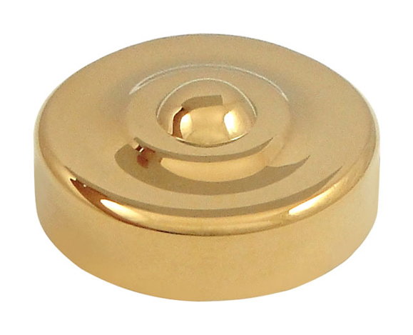 Deltana 1" (25mm) Solid Brass Round Screw Covers - (PVD Polished Brass) Questions & Answers