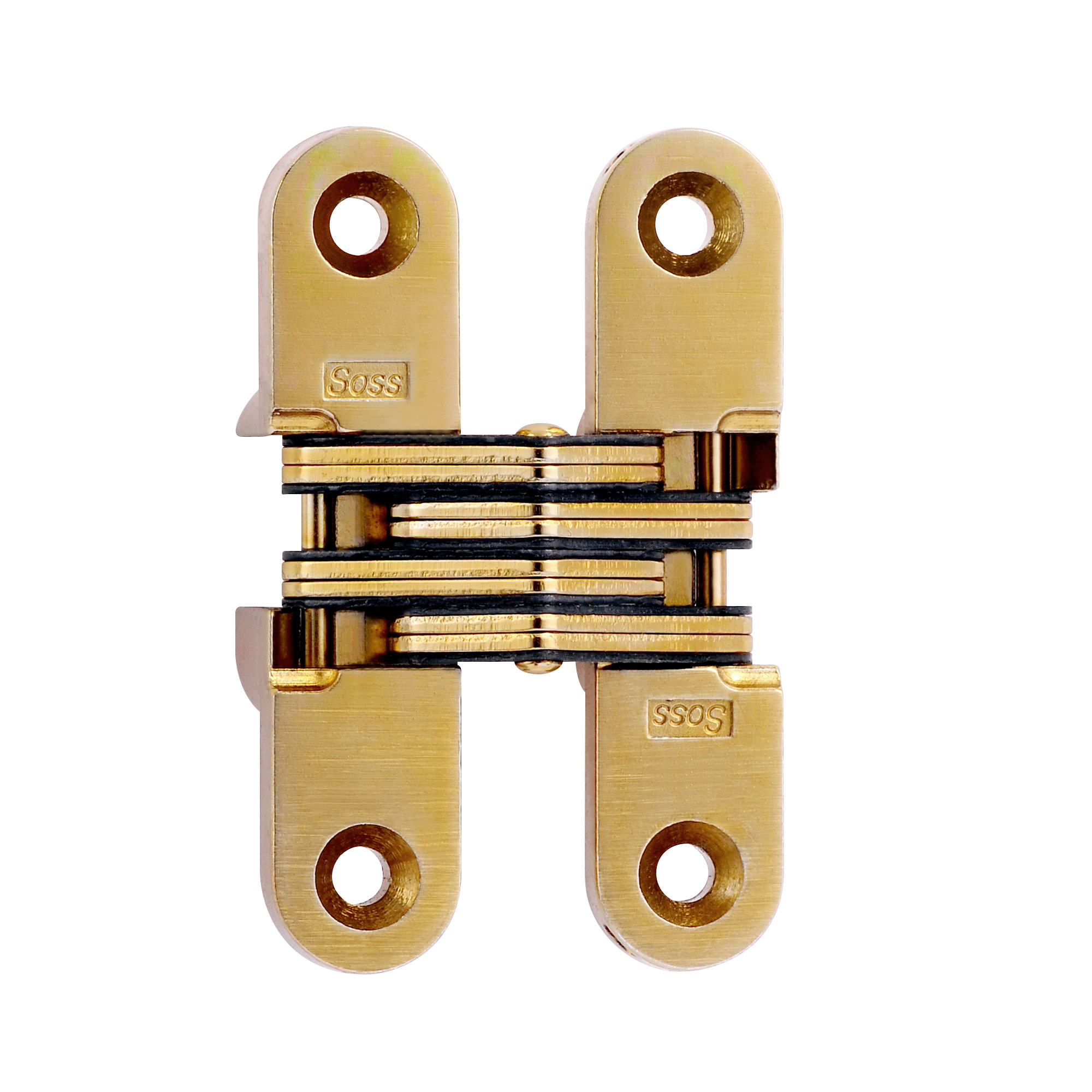 SOSS 2-3/4" (70mm)H Medium Duty Invisible Hinge - EACH (Satin Brass) Questions & Answers
