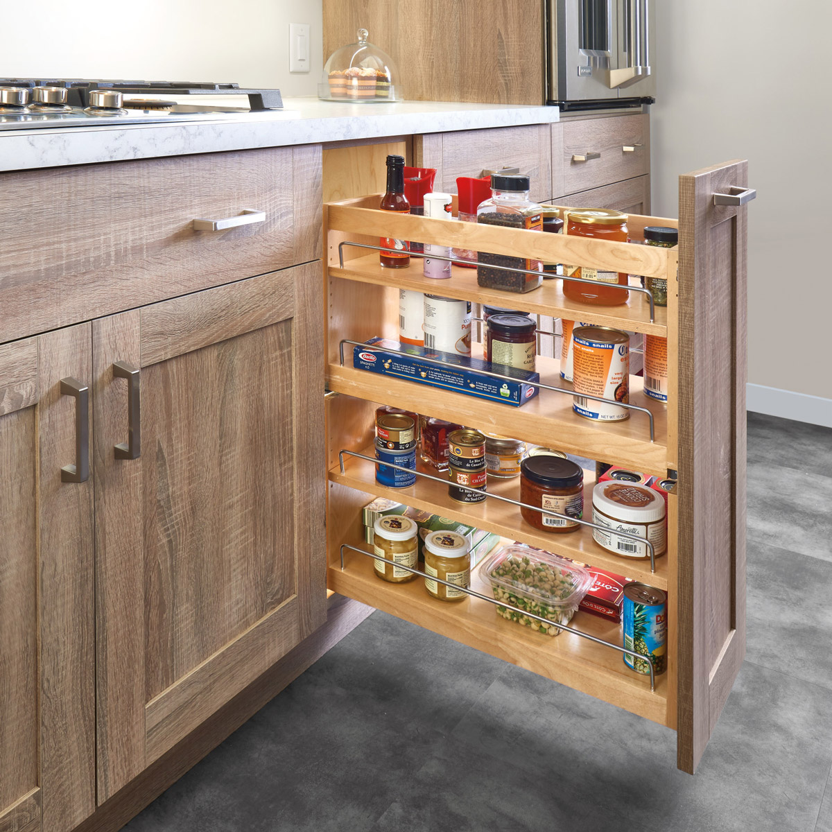 Rev-A-Shelf 7-1/2" (191mm) Base Cabinet Organizer with Soft-Close Questions & Answers