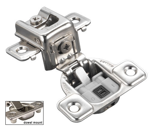 Salice Silentia+ 106° Excenthree Face-Frame Hinge (1-1/4" Overlay, Soft-Closing, Doweled) Questions & Answers