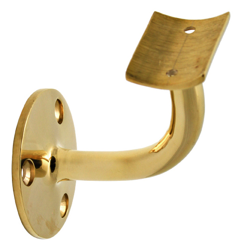Wall Bracket for 2" Diameter Tubing (Unlacquered Polished Brass) Questions & Answers