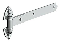 Abbey Gatepro 18-3/4" (476mm) Heavy Reversible Strap Hinge- PAIR (Black) Questions & Answers