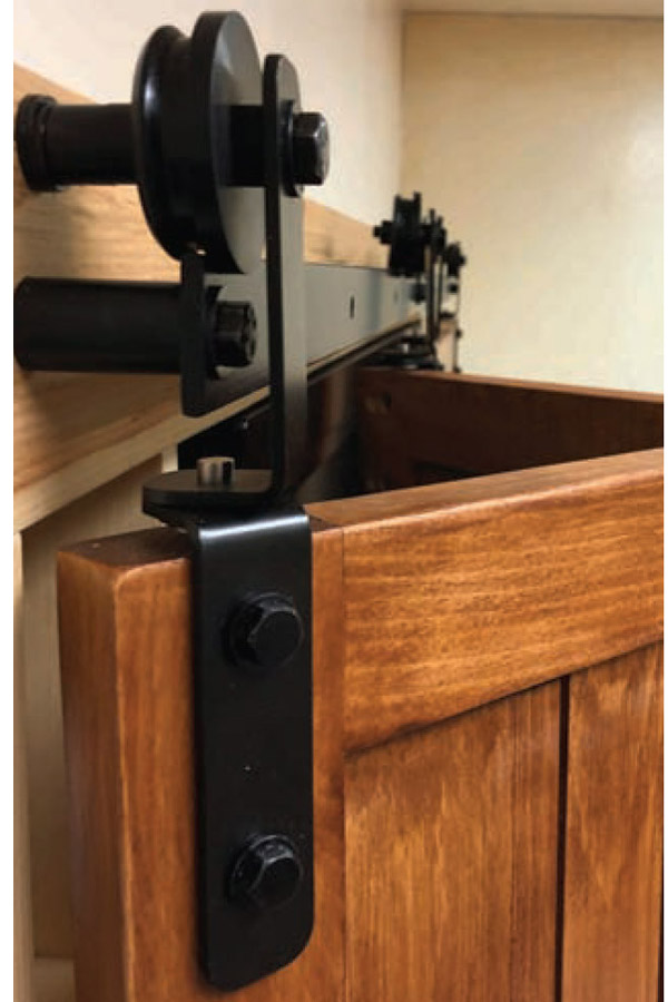 Can the hanger/track system be used with bifold glass shower doors?