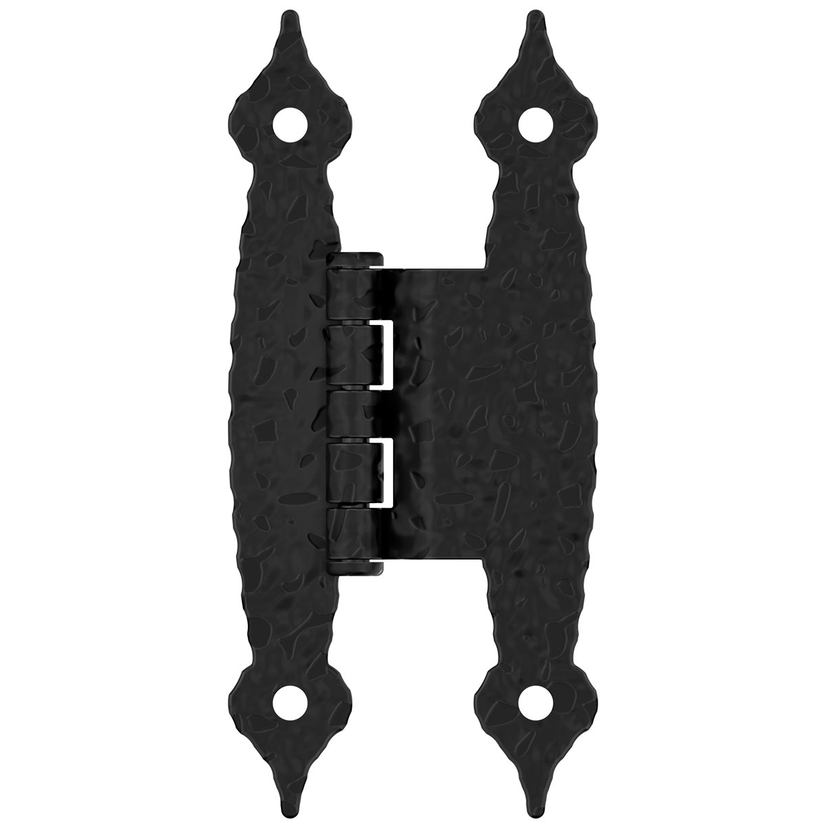 Amerock 3/8" Offset Surface Mount Non-Self Closing H-Style Cabinet Hinge - PAIR (Colonial Black) Questions & Answers