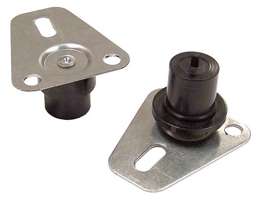 Do these two pieces nest together, or do I need a connecting rod? I am repairing a swivel top card table.