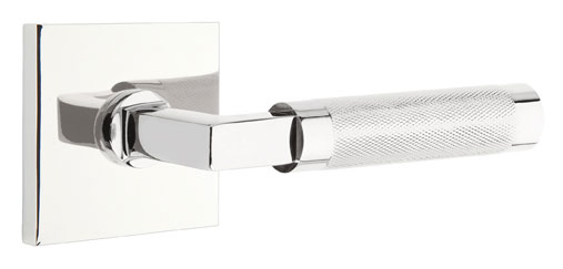 Emtek Select Knurled L-Square Door Leverset w/Square Rosette Questions & Answers
