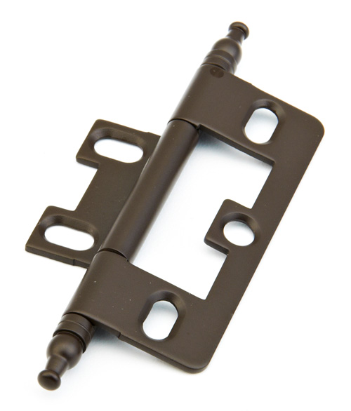 Schaub and Company Adjustable Solid Brass 2-1/2" (64mm) Flush/Full Inset Non Mortise Minaret Tip Hinge - EACH (Oil Rubbed Bronze) Questions & Answers