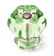 B & M Hardware Victorian 1-1/4" (32mm) Glass Cabinet Knob (Depression Green) Questions & Answers
