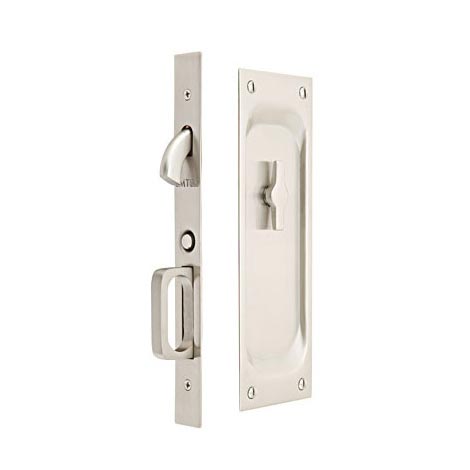 Emtek Solid Brass Mortise Pocket Door Privacy Latch (Polished Brass - 1-3/4in. Thickness) Questions & Answers