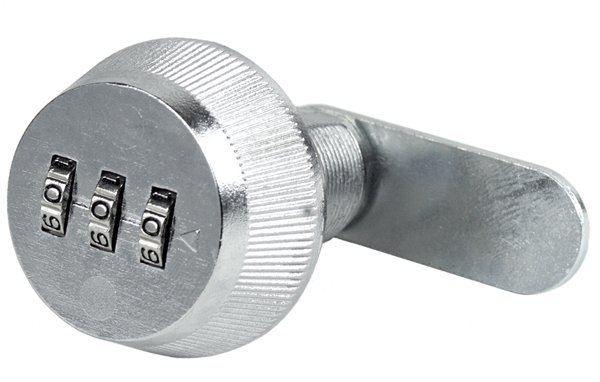 CLOSEOUT SPECIAL! - 1-1/8" Combi-Cam Lock - 1,000 Combinations (Brushed Chrome) Questions & Answers