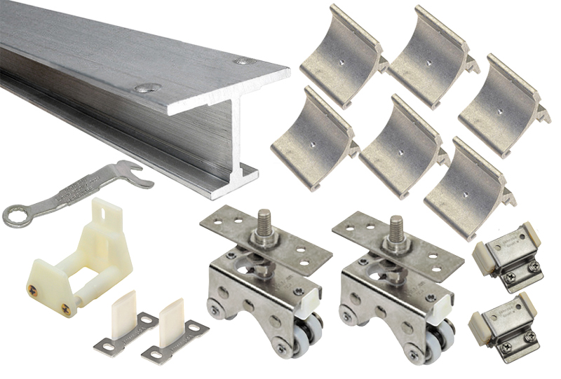 Johnson 200WM 96" (2438mm) Wall-Mount Track Set - 400lb. (Aluminum) Questions & Answers