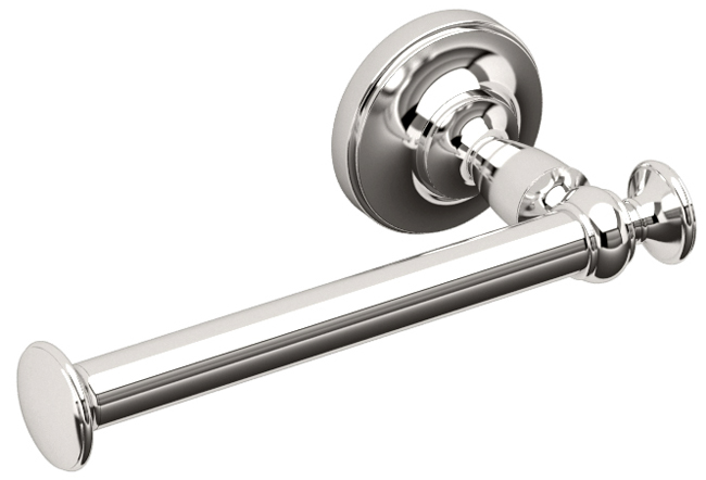 Gatco Tavern 7-1/8" (181mm) Euro Toilet Tissue Paper Holder (Polished Nickel) Questions & Answers
