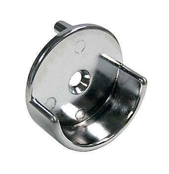 Epco Doweled Round Open Flange Closet Rod Support - Accepts a 1-5/16" Rod - EACH (Polished Chrome) Questions & Answers