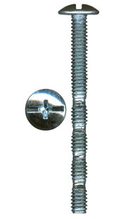 QuickScrews #8-32 x 1-3/4" Breakaway Machine Screws - For Cabinet Knobs & Pulls (Zinc, Truss Head, Phillips/Slotted Combo) Questions & Answers