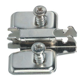 CLOSEOUT SPECIAL! - Grass Nexis (Mepla CS7250MES/00) 0MM Wing Base Plate - EACH (2-Point Fixing, Pre-Mounted Euro Screw, Steel) Questions & Answers