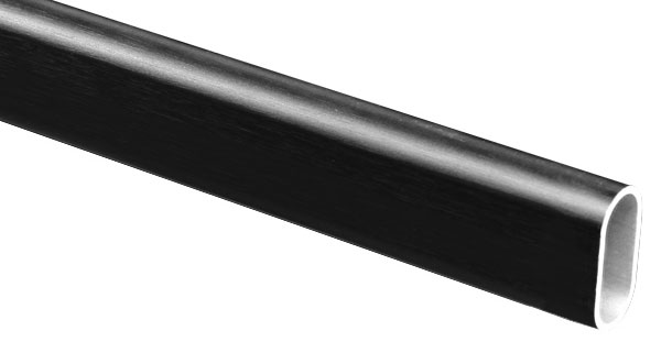 US Futaba 96" (2438mm) Oval Closet Rod - EACH (Matte Black) Questions & Answers