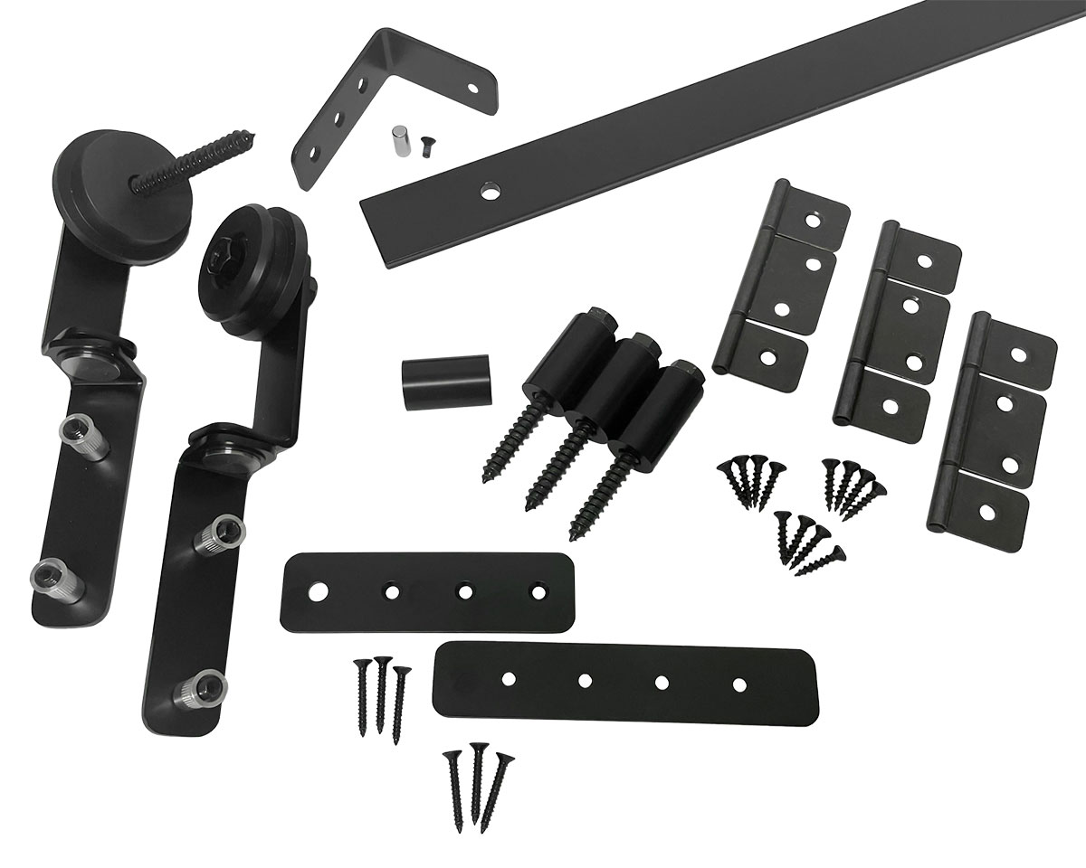 What size doors should I get for 52" track?  2-24X84? or 26X84?