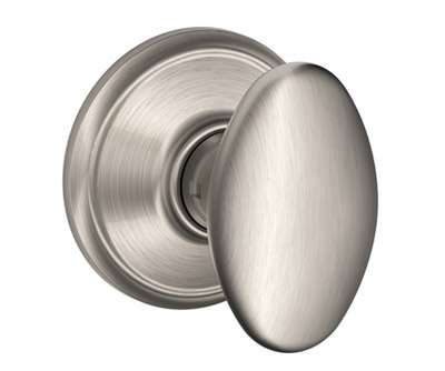 Schlage Siena Door Knobset (Passage - Satin Nickel - Adjustable Backset) Questions & Answers