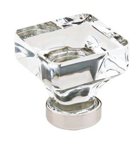 Emtek 1-3/8" (35mm) Lido Glass Cabinet Knob - (Polished Chrome) Questions & Answers