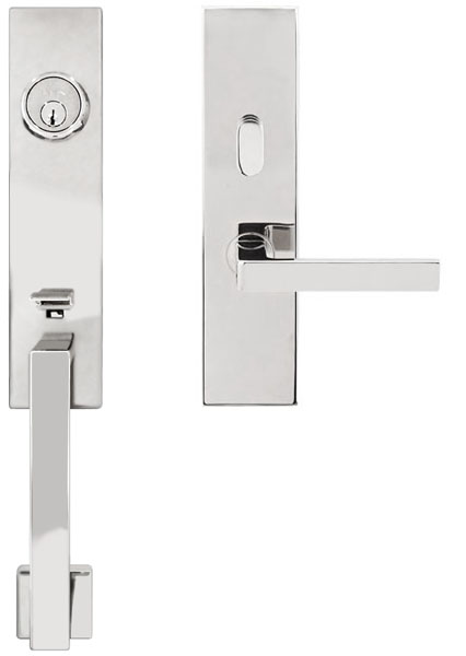 Unison INOX Manhattan Stainless Steel Tubular Entry Handle Set (Dummy Set - Tokyo Lever - Polished Stainless Steel - Left) Questions & Answers