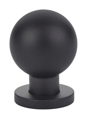 Emtek Contemporary Brass 1" (25mm) Globe Cabinet Knob (Flat Black) Questions & Answers