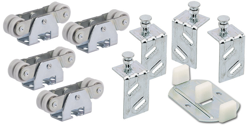 Grant 72-138 By-Pass Door, Ball-Bearing Carrier Set for 1-3/8" Doors - (150lb.) Questions & Answers