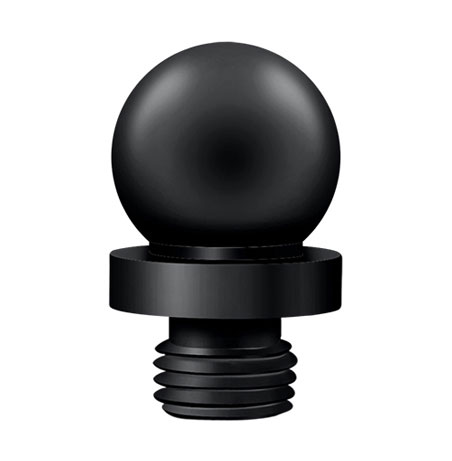 Deltana Solid Brass Finials, Ball Tip - PAIR (Flat Black) Questions & Answers