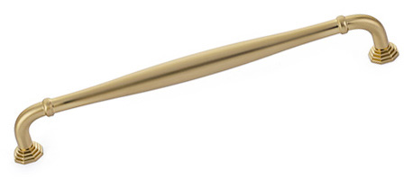 Emtek Transitional Heritage 12" (305mm) Center-to-Center Blythe Appliance Pull (Satin Brass) Questions & Answers