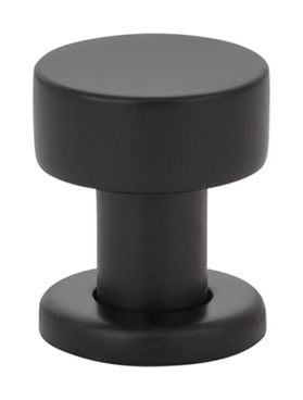 Emtek Mid-Century Modern 1" (25mm) Cadet Knob (Flat Black) Questions & Answers