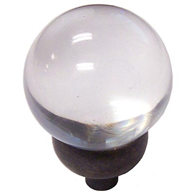 anyway to get a black base with glass ball knob