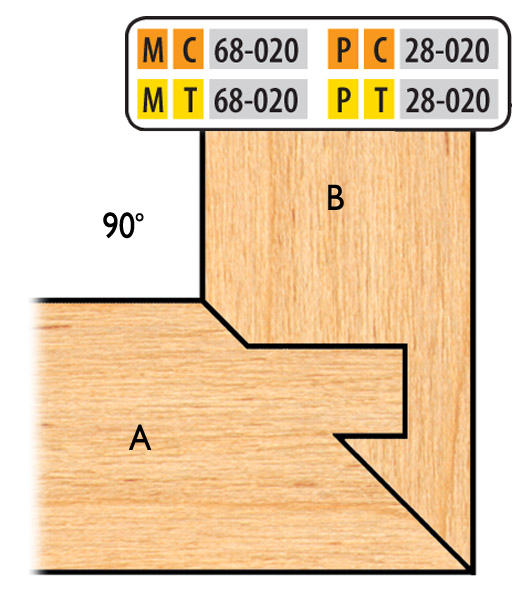 Freeborn Single Tongue & Groove Lock Mitre Cutter - 3 Cutter Set (Pro-Line, Carbide Tipped, 1-1/4" bore) Questions & Answers