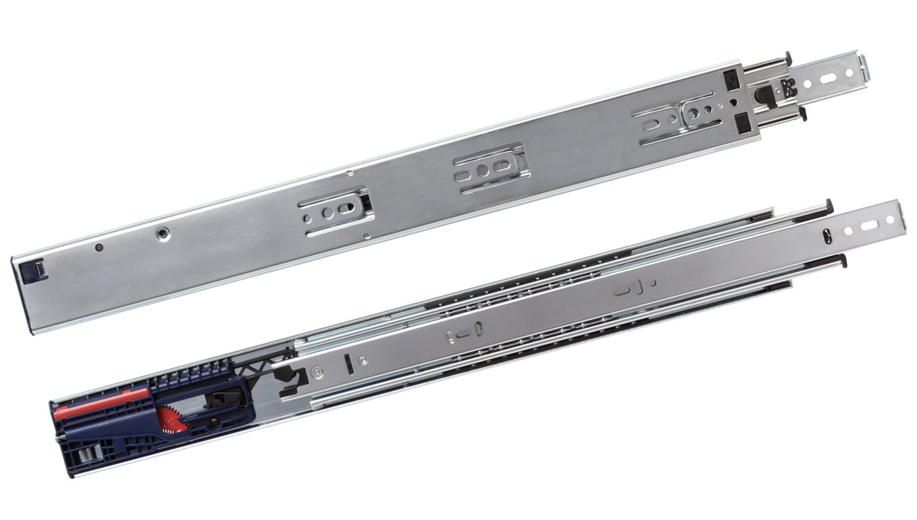 Knape and Vogt 8650FM 28" (711mm) 150lbs. (68.039kg) Heavy-Duty Soft-Close, Full Extension Drawer Slides - PAIR Questions & Answers