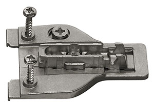 Grass Nexis 4MM Face Frame Cam Base Plate - EACH (Pre-Mounted Wood Screws, Steel) Questions & Answers