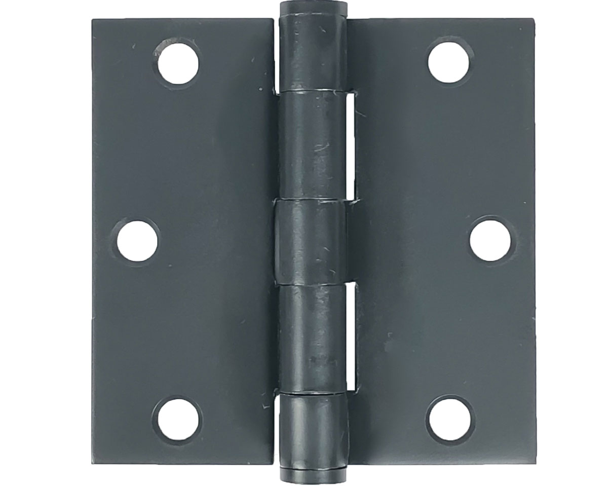 Acorn 3-1/2" x 3-1/2" Butt Door Hinge - Square Corner - EACH (Flat Black) Questions & Answers