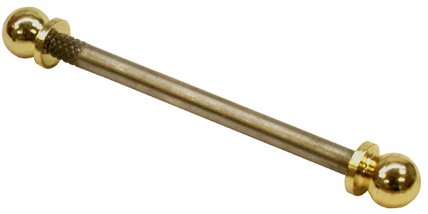 Is the shaft 3.5 inches or the total piece, including the balls?