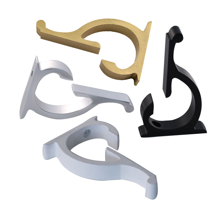 Expo Design "Curve Clip" Shelf Brackets - For 5/8" to 3/4" Thick Shelf - PAIR Questions & Answers
