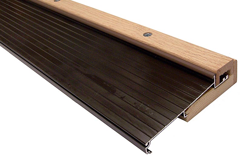 THH 5-11/16" (144mm) x 36" (914mm) Adjustable Oak Top Door Sill - EACH (Unfinished Oak/Dark Bronze) Questions & Answers