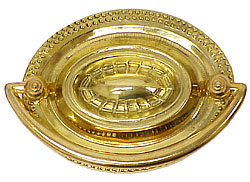B & M Hardware Colonial 3" (76mm) Center-to-Center Oval Cabinet Bail Pull (Unlacquered Polished Brass) Questions & Answers