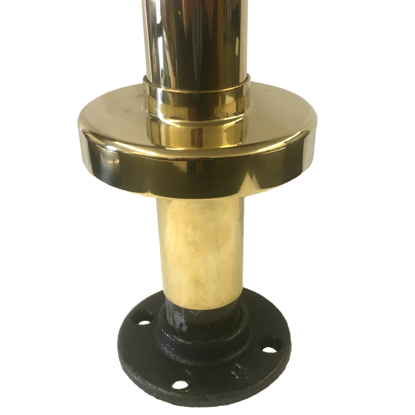 Steel Post & Flange for 1-1/2" Diameter Tubing (Black Steel) Questions & Answers