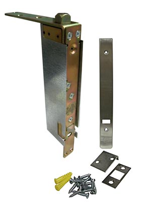 Ives Automatic Flush Bolt for Wood Doors - PAIR (Brushed Stainless Steel) Questions & Answers
