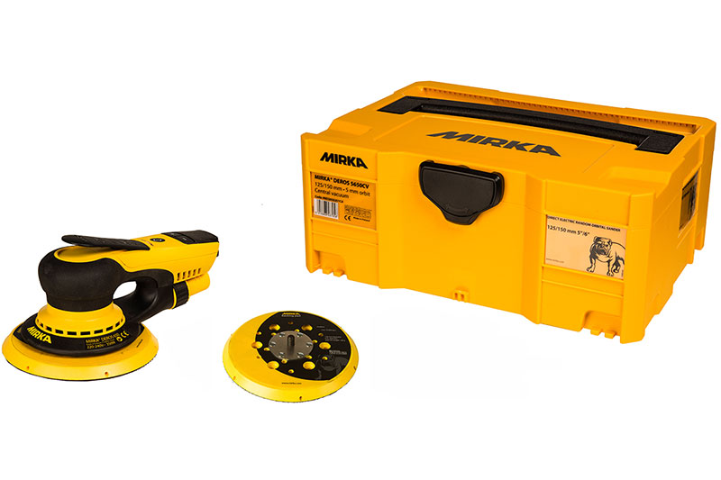Mirka Deros 650X CV 125mm Vacuum Electric 6" Orbital Sander w/Case- EACH Questions & Answers