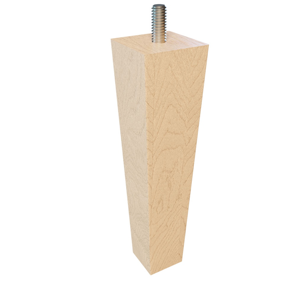 Designs of Distinction 6" (152mm)H Urban Square Tapered Foot w/Hanger Bolt Questions & Answers