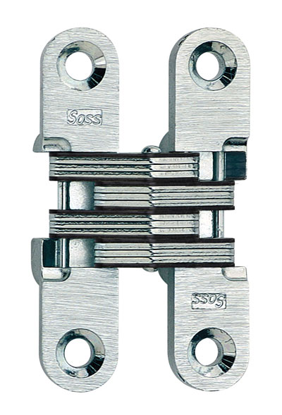 SOSS 2-3/8" (60mm)H Medium Duty Invisible Hinge - PAIR (Satin Nickel) Questions & Answers