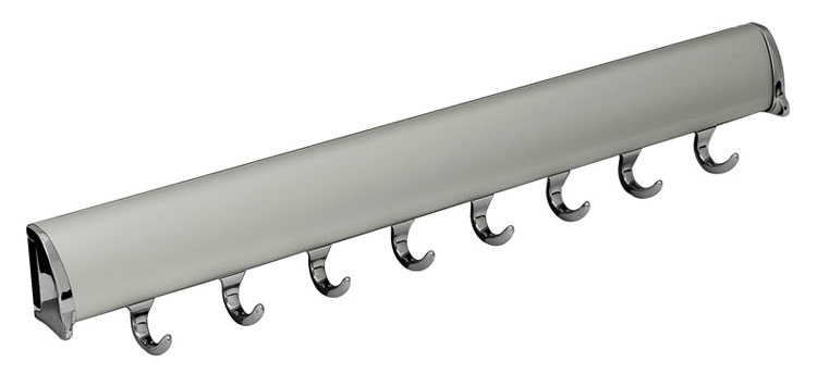 Hafele Synergy Elite Closet Belt Rack - 8 Hooks(Matte Nickel) Questions & Answers