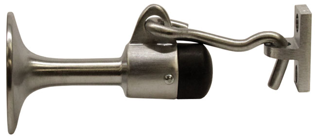 What size bolt should be used to install the Hager door stop?
