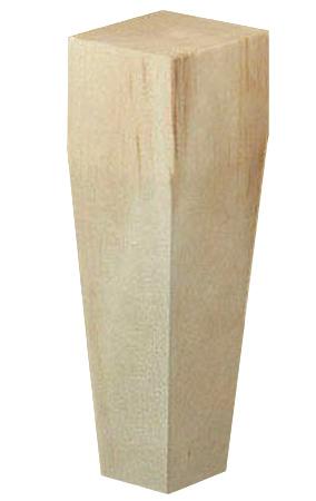 Designs of Distinction Arts and Crafts Square Tapered Bun Foot - Hickory Questions & Answers