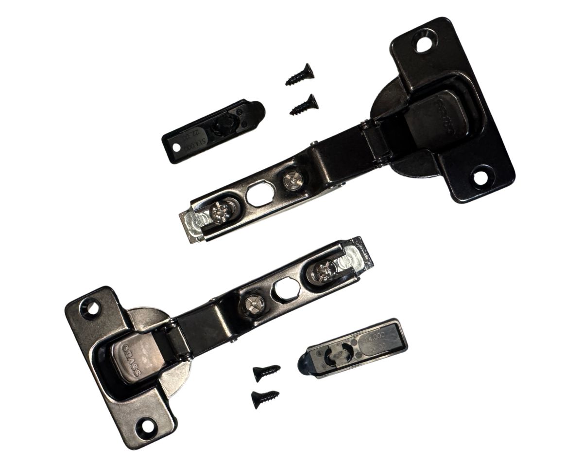 KV Full Inset Grass Pocket Door Hinge Kit, Self-Close, 35mm Bore Questions & Answers