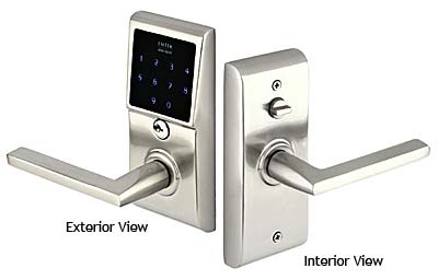 Emtek EMTouch Brass Electronic Keypad Leverset (Triton Lever - Polished Chrome - Right - 2-3/4" Backset) Questions & Answers